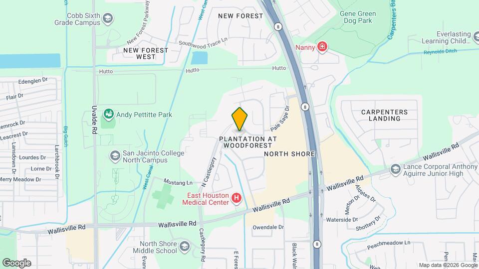 15119 Wimberly Park Dr Map and Location Details