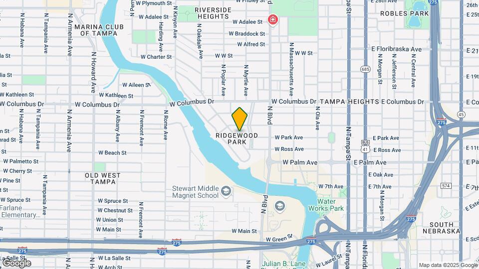 809 W Park Ave Map and Location Details