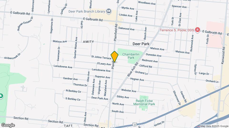 4106 O'Leary Ave Mapa y Detalles de la Ubicación