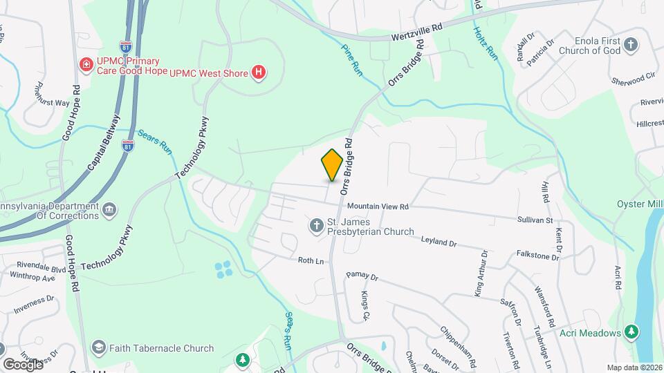 1520 Tussey Ct Map and Location Details