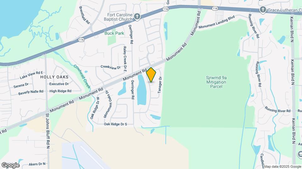11647 Fort Caroline Lakes Dr Map and Location Details