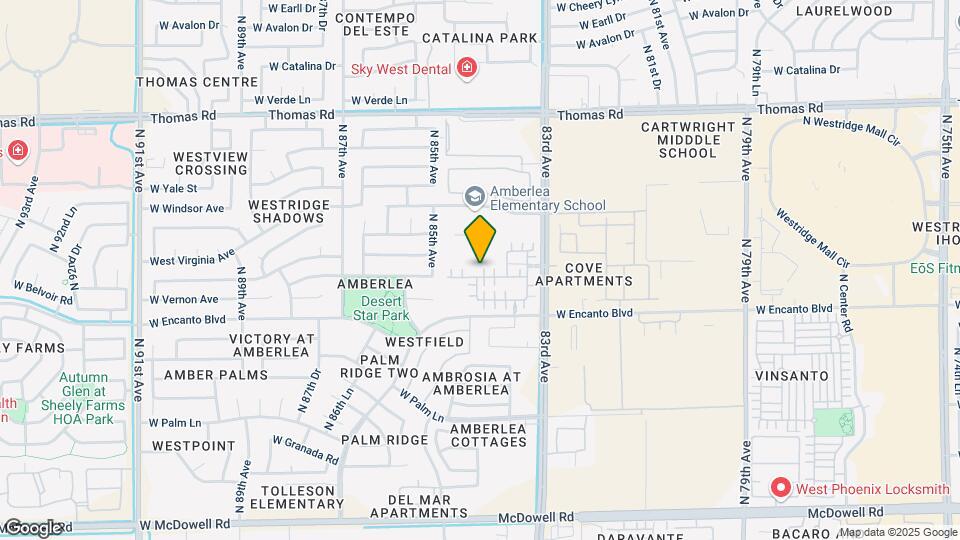 8430 W Lewis Ave Map and Location Details