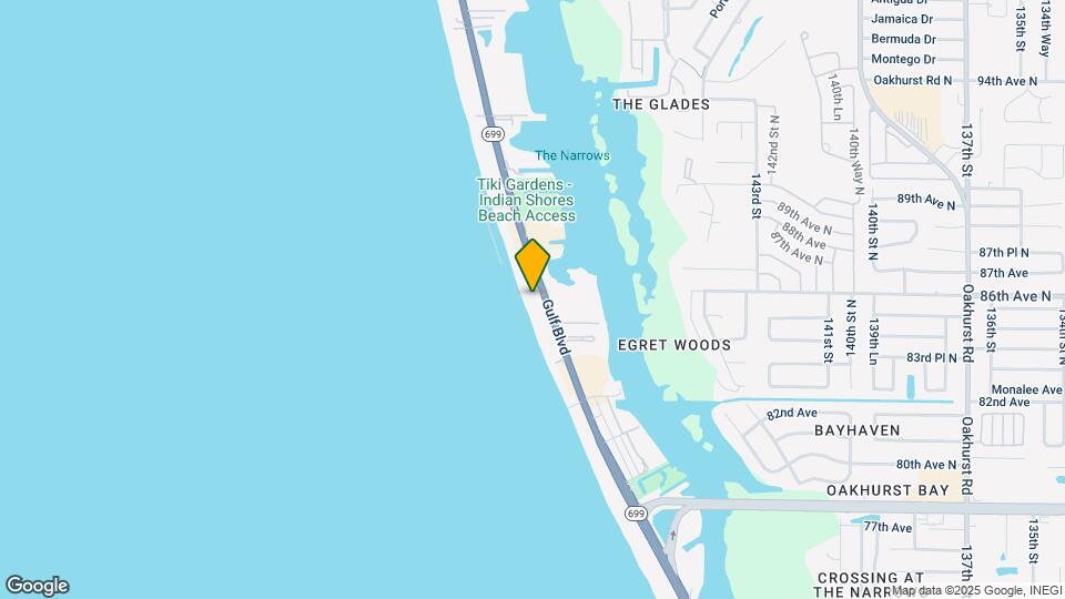 19450 Gulf Blvd, Unit #702 Mapa y Detalles de la Ubicación
