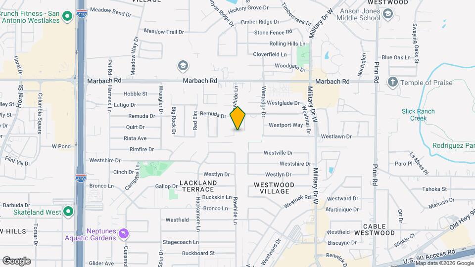 1926 Rawhide Ln Map and Location Details