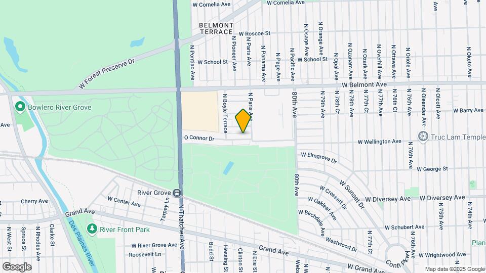 8160 Oconnor Dr Mapa y Detalles de la Ubicación