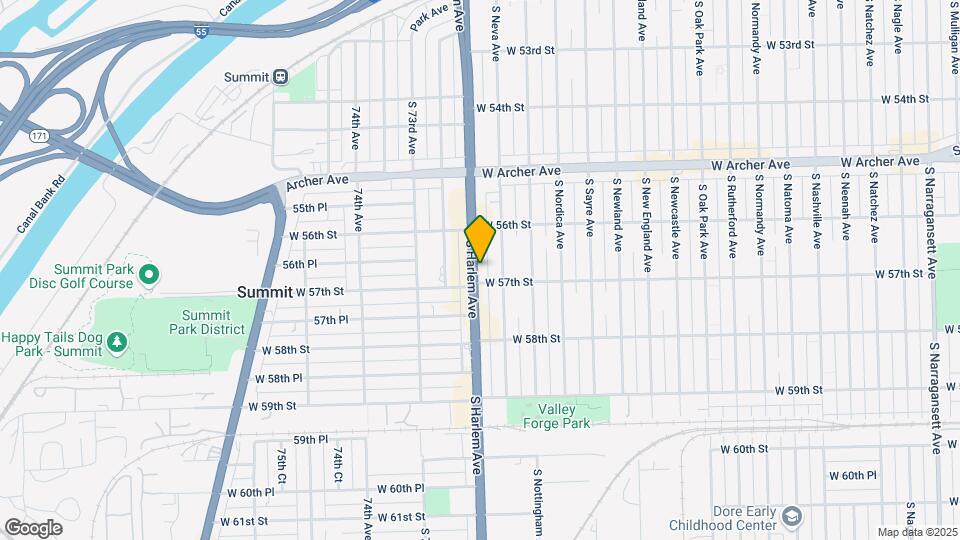 5645 S Harlem Ave Mapa y Detalles de la Ubicación