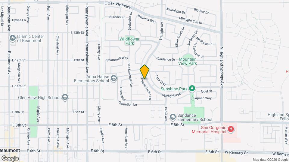 1066 Queen Annes Ln Map and Location Details