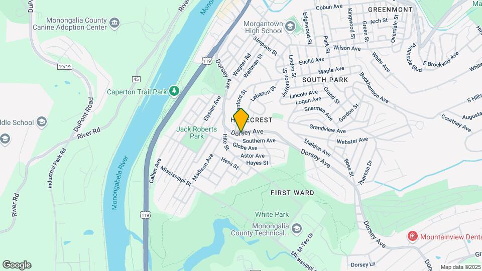 480 Dorsey Ave, Unit Apt A Map and Location Details