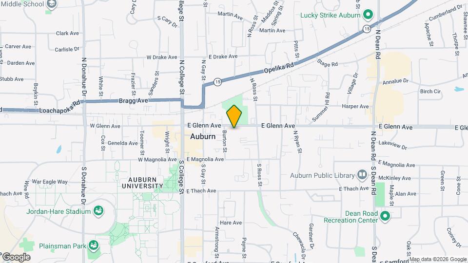 326 E Glenn Ave Map and Location Details