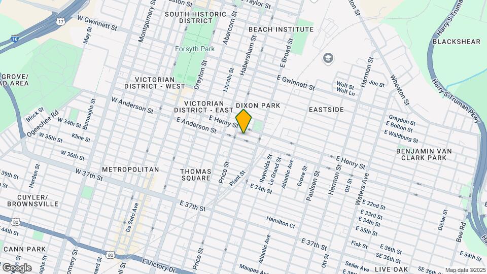 514 E Anderson St Map and Location Details