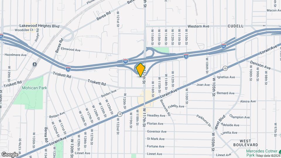 11731 Arden Ave Map and Location Details