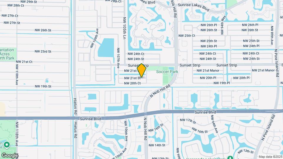 10430 NW 21st St Map and Location Details