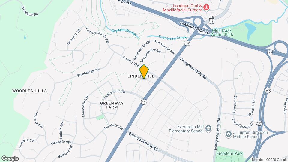 15 Linden Hill Way SW Map and Location Details