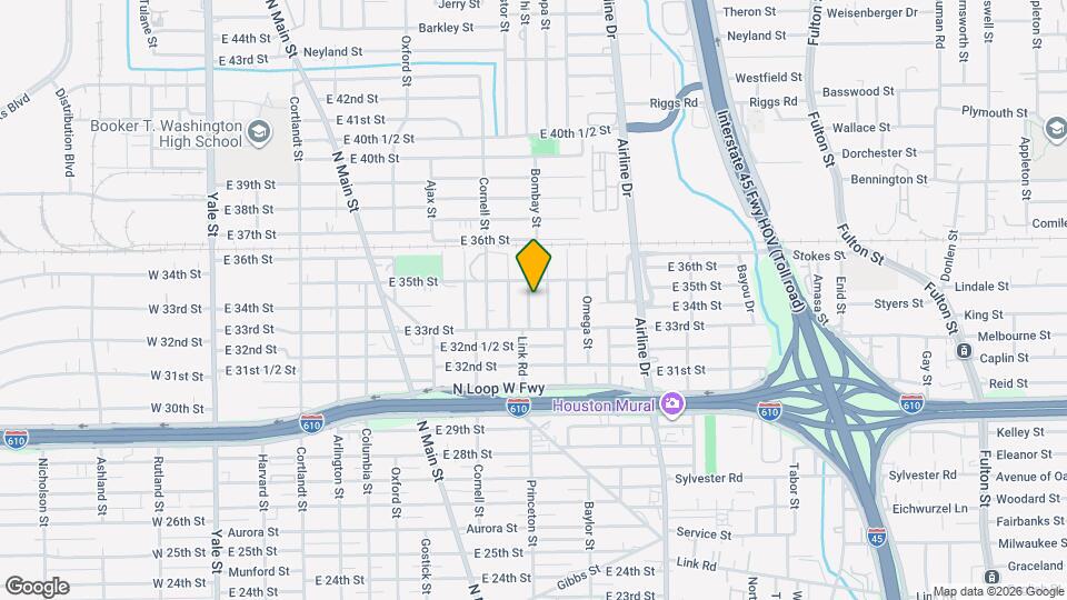 3402 Delhi St Map and Location Details