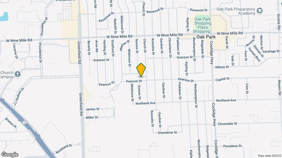 14430 Pearson St Map and Location Details