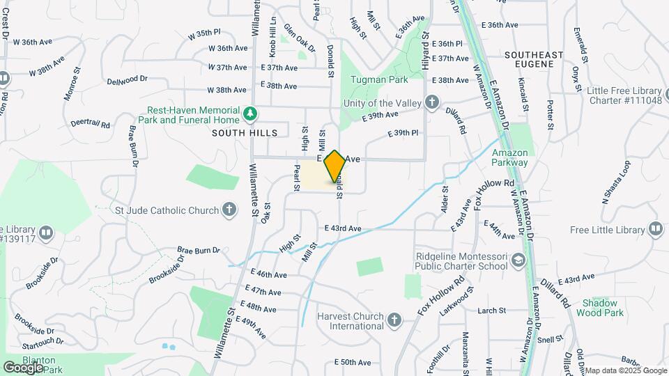 395 E 41st Ave Map and Location Details