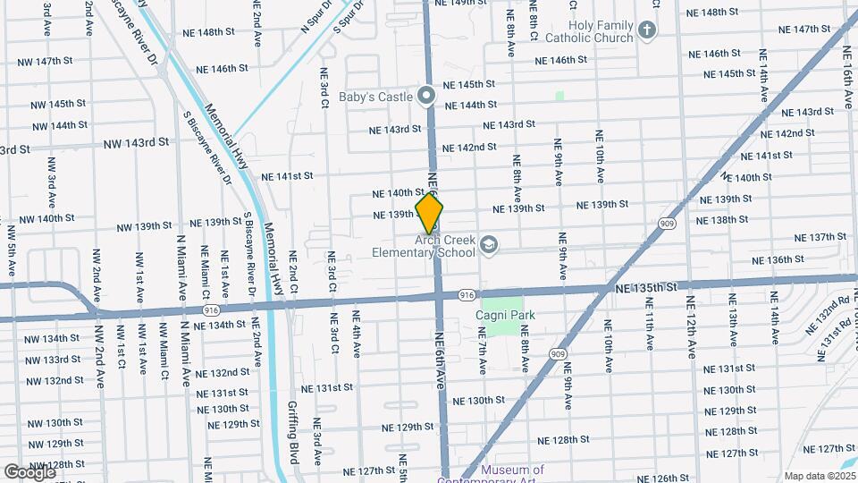 13700 NE 6th Ave Map and Location Details