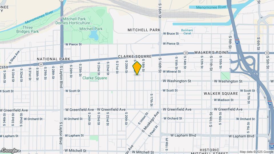 1024 S 19th St Map and Location Details