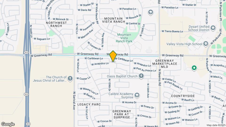 15302 N 158th Ln Map and Location Details