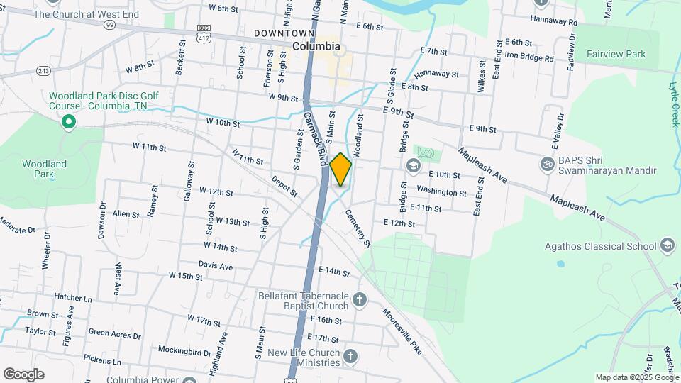 107 Cemetery St Mapa y Detalles de la Ubicación