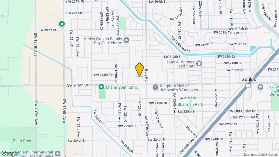 12735 SW 215th Terrace Map and Location Details