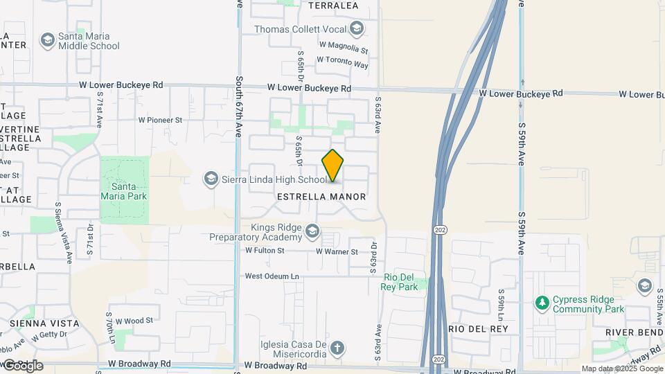 6409 W Pioneer St Map and Location Details