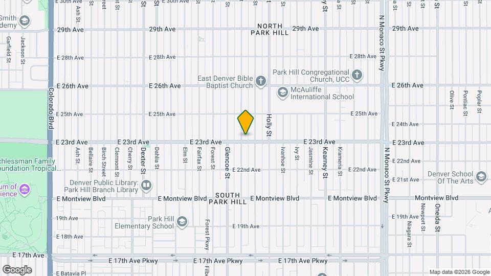 2308 Grape St Map and Location Details