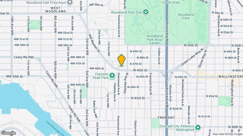 306 N 46th St Map and Location Details