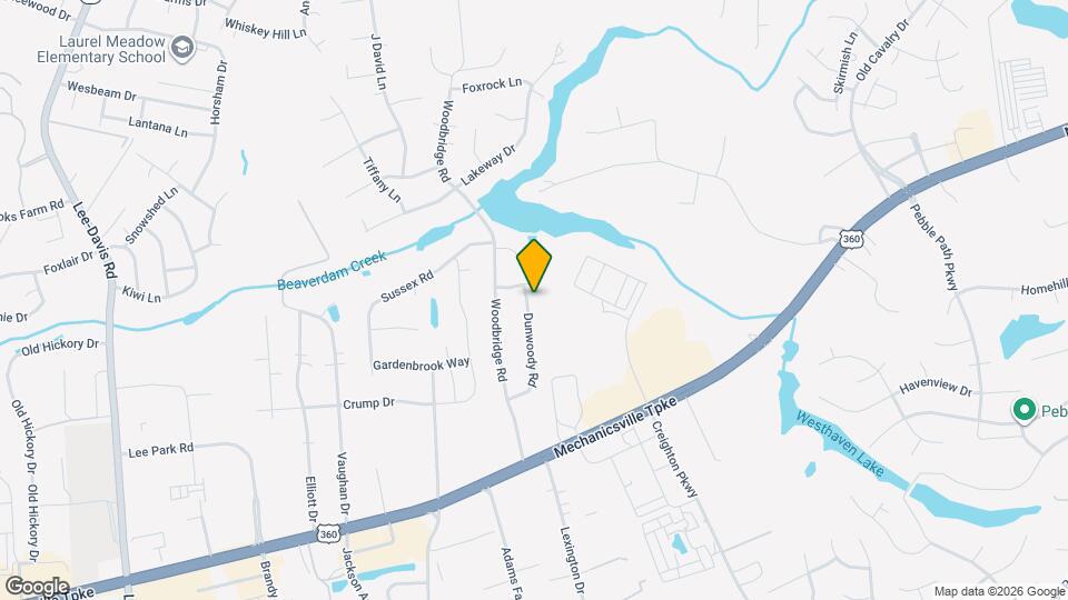 8090 Dunwoody Rd Map and Location Details