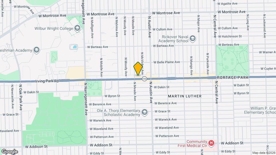 6046 W Irving Park Rd Map and Location Details