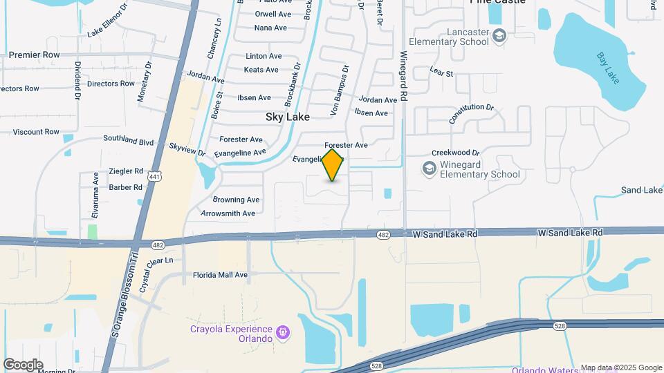 827 Sky Lake Cir Map and Location Details