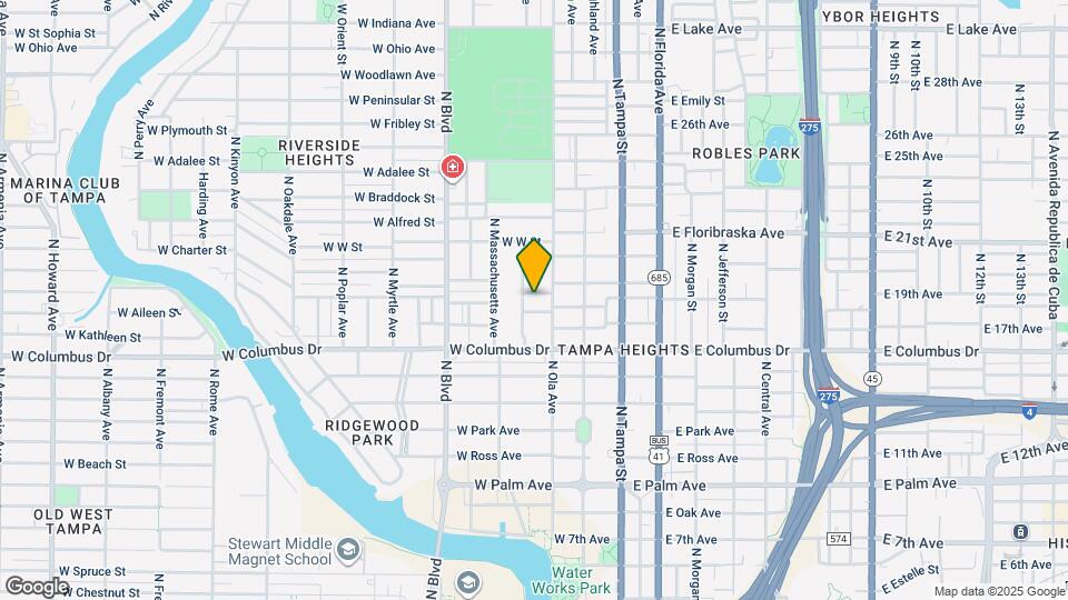 310 W Warren Ave, Unit 412W Map and Location Details