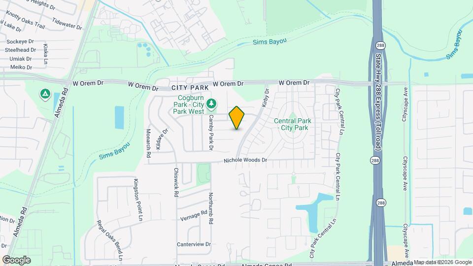 1815 Creegan Park Ct Map and Location Details