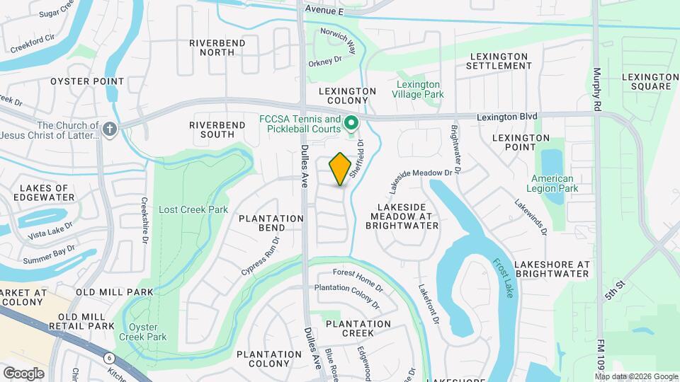 1502 Sheffield Dr Map and Location Details