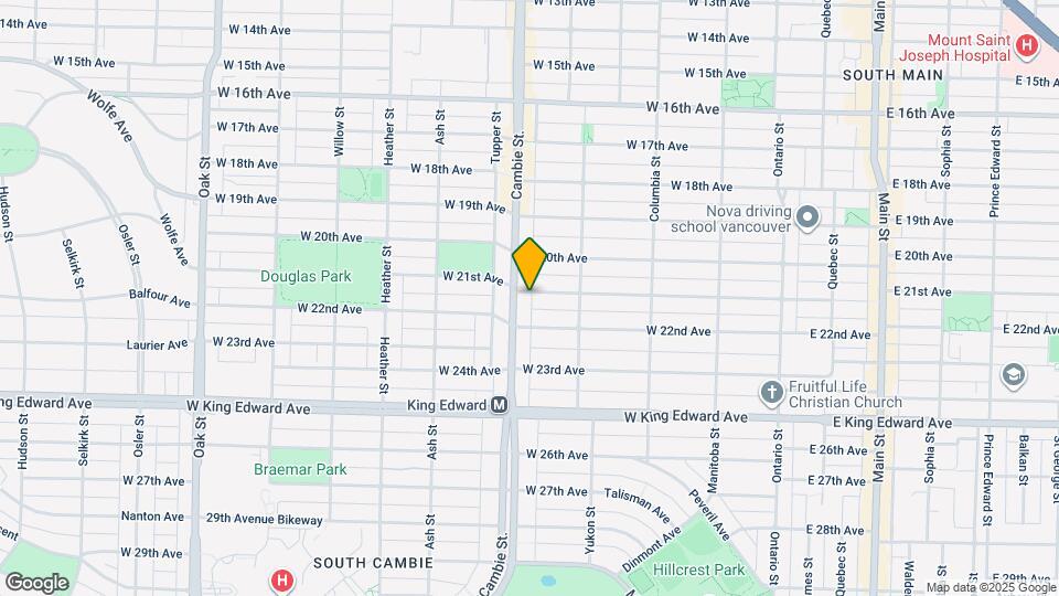 3730 Cambie St Map and Location Details