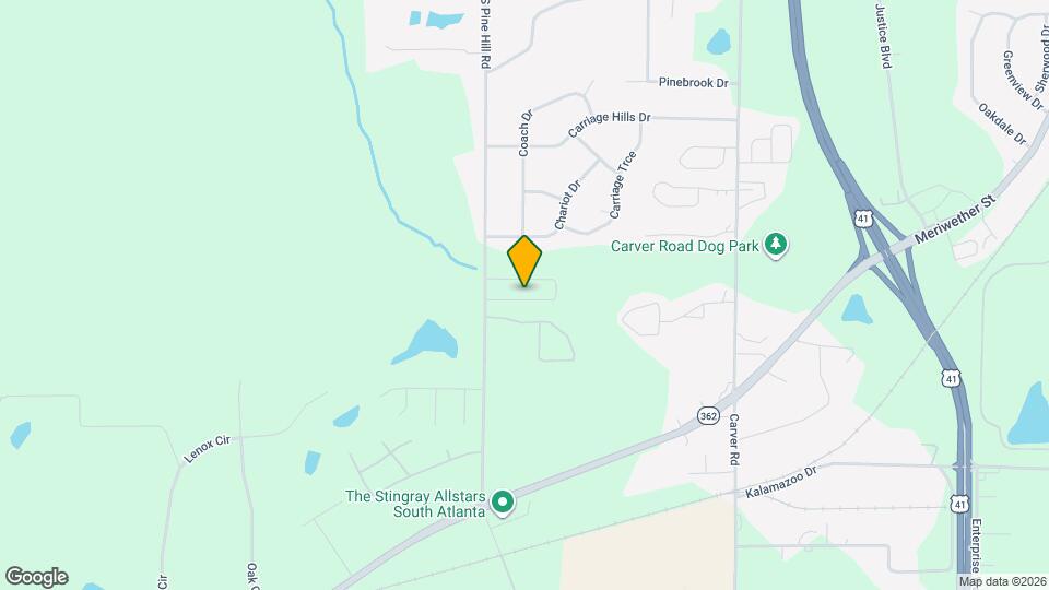 1814 Carrington Dr Map and Location Details