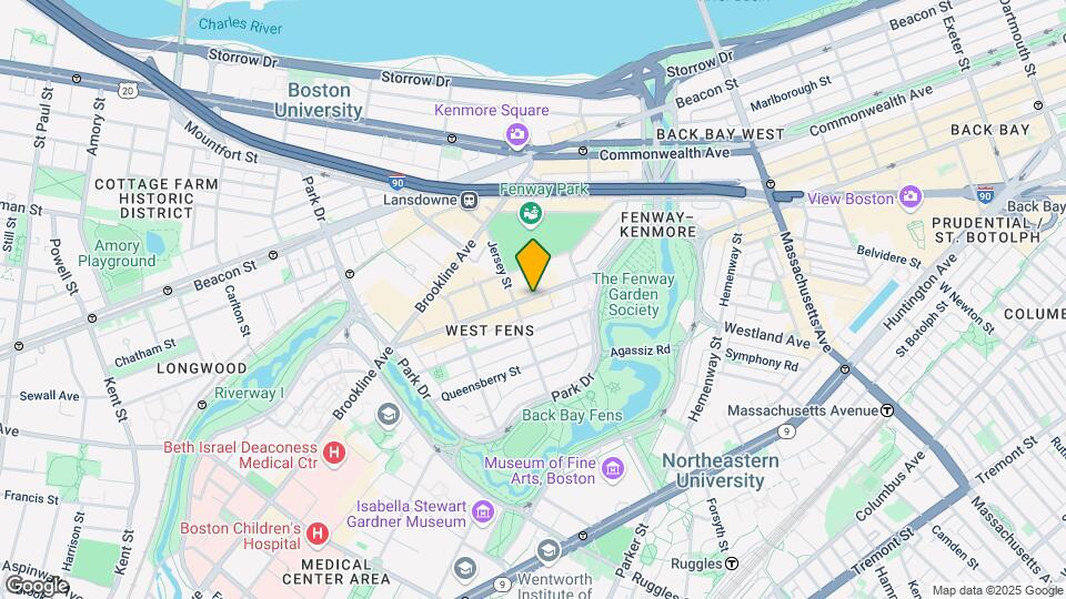 1286 Boylston St, Unit 20 Map and Location Details