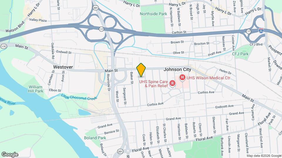 27 Crocker Ave, Unit 1 Map and Location Details