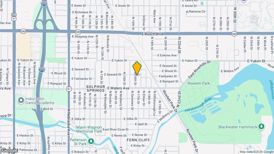 8421 N 16th St Map and Location Details