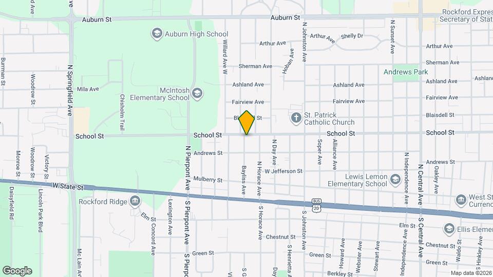 2824 School St Map and Location Details