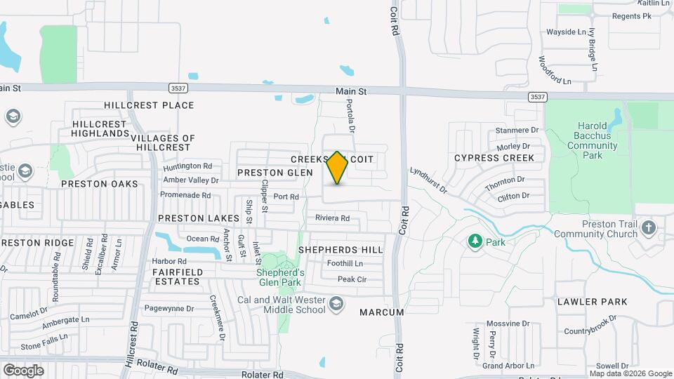12261 Cajun Dr Map and Location Details