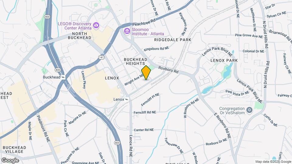 960 East Paces Ferry Rd NE Mapa y Detalles de la Ubicación