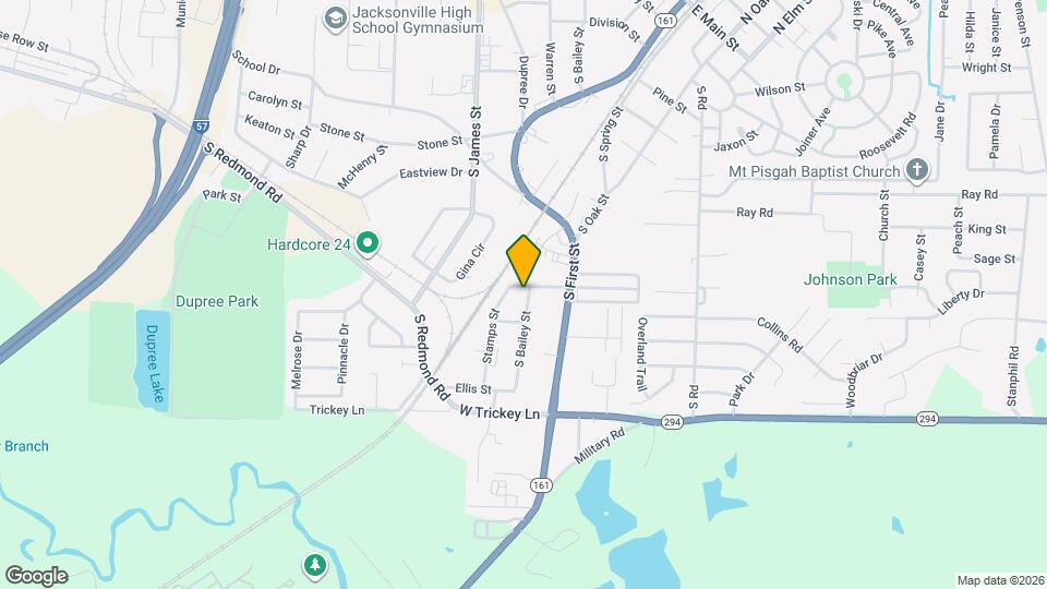 1118 S Bailey St Map and Location Details