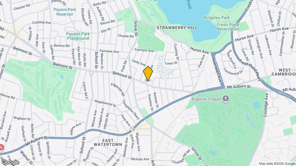 151 Belmont St, Unit 1 Mapa y Detalles de la Ubicación