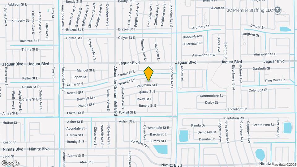 835 Palomino St E Map and Location Details