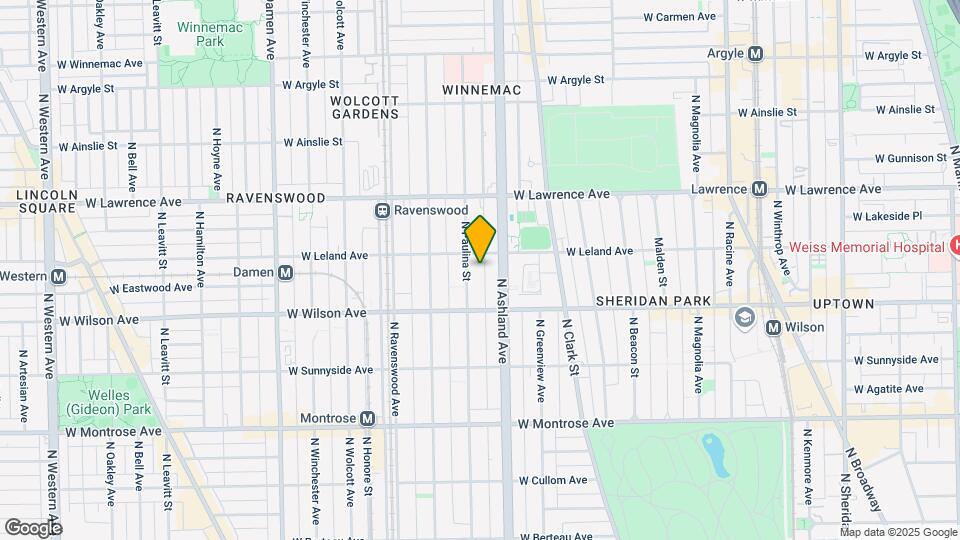 4641 N Paulina St Map and Location Details