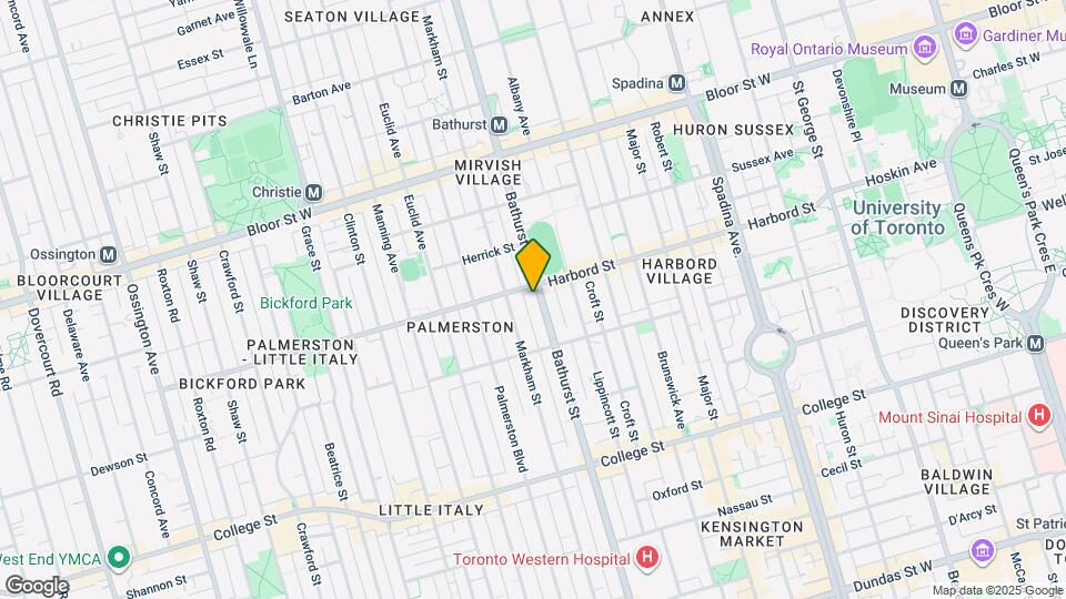 648 Bathurst St Map and Location Details
