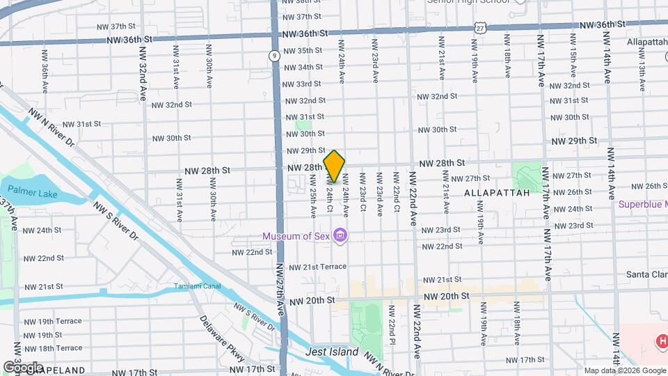 2641 NW 24th Ct Map and Location Details