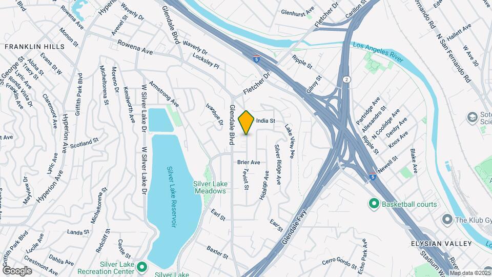 2461 Silver Lake Blvd Map and Location Details