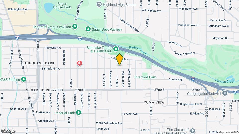 1809 E Stratford Ave Map and Location Details